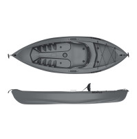 Blow-Molded Kayak for Adult -244CM- SF-1008 / SF-BFA080-RD - Seaflo